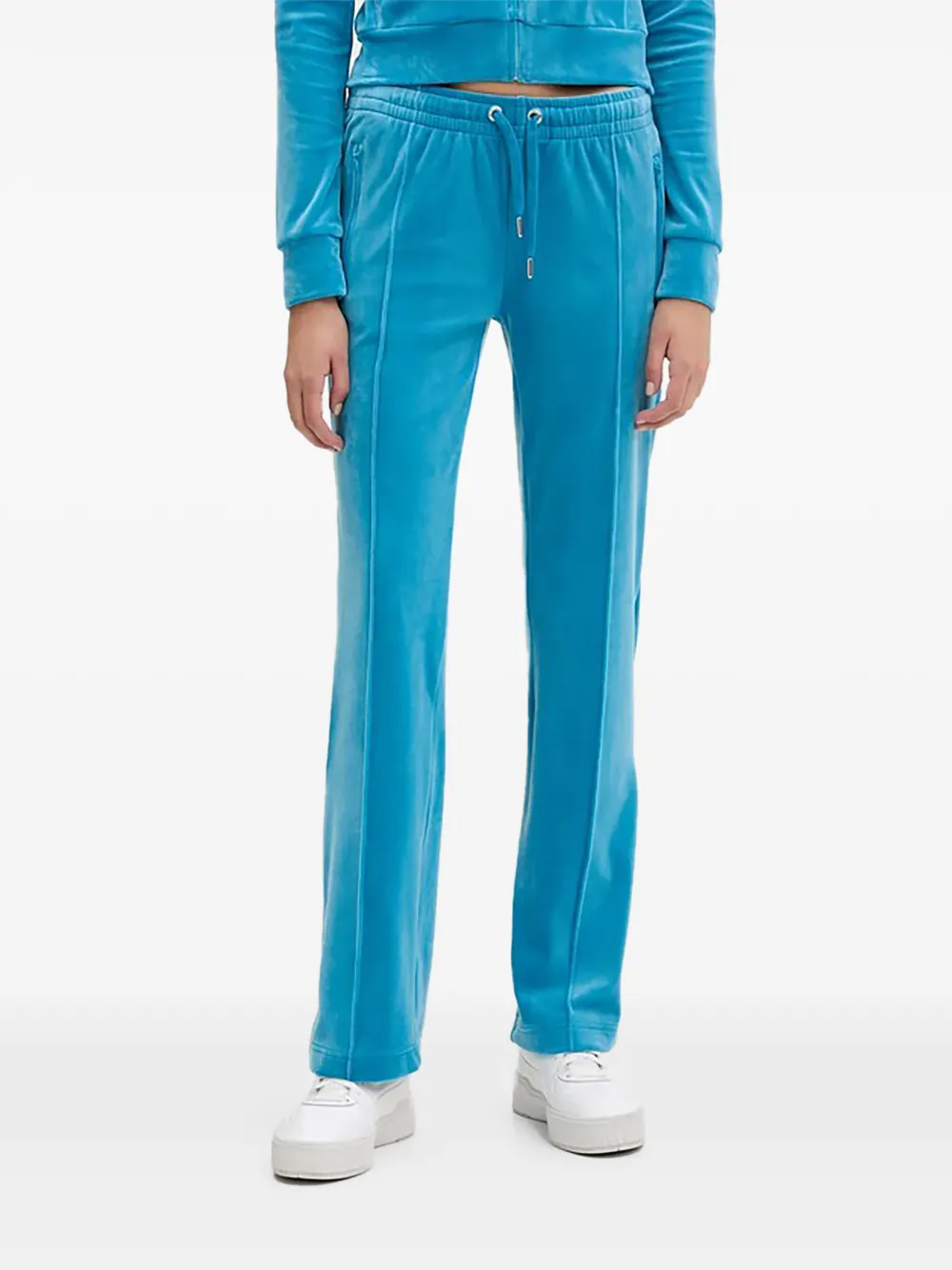 Juicy Couture jewel-embellished trousers - Blu