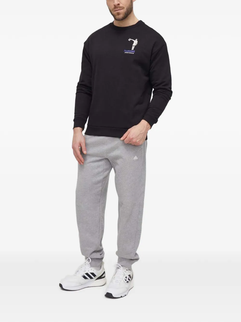 Hummel Sweater met print Zwart