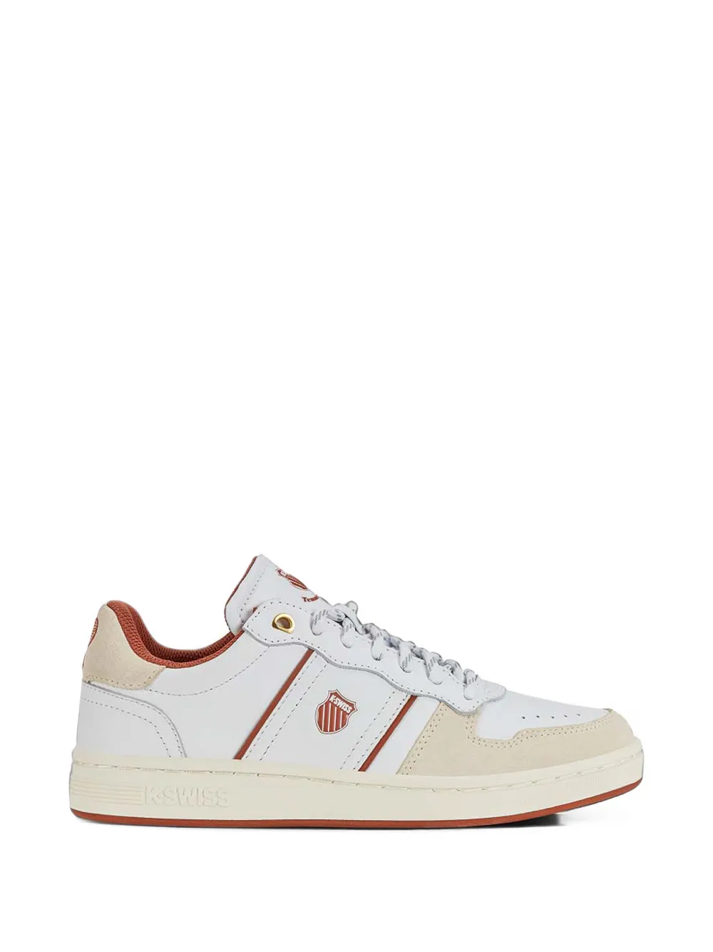 K-Swiss suede-panelled sneakers