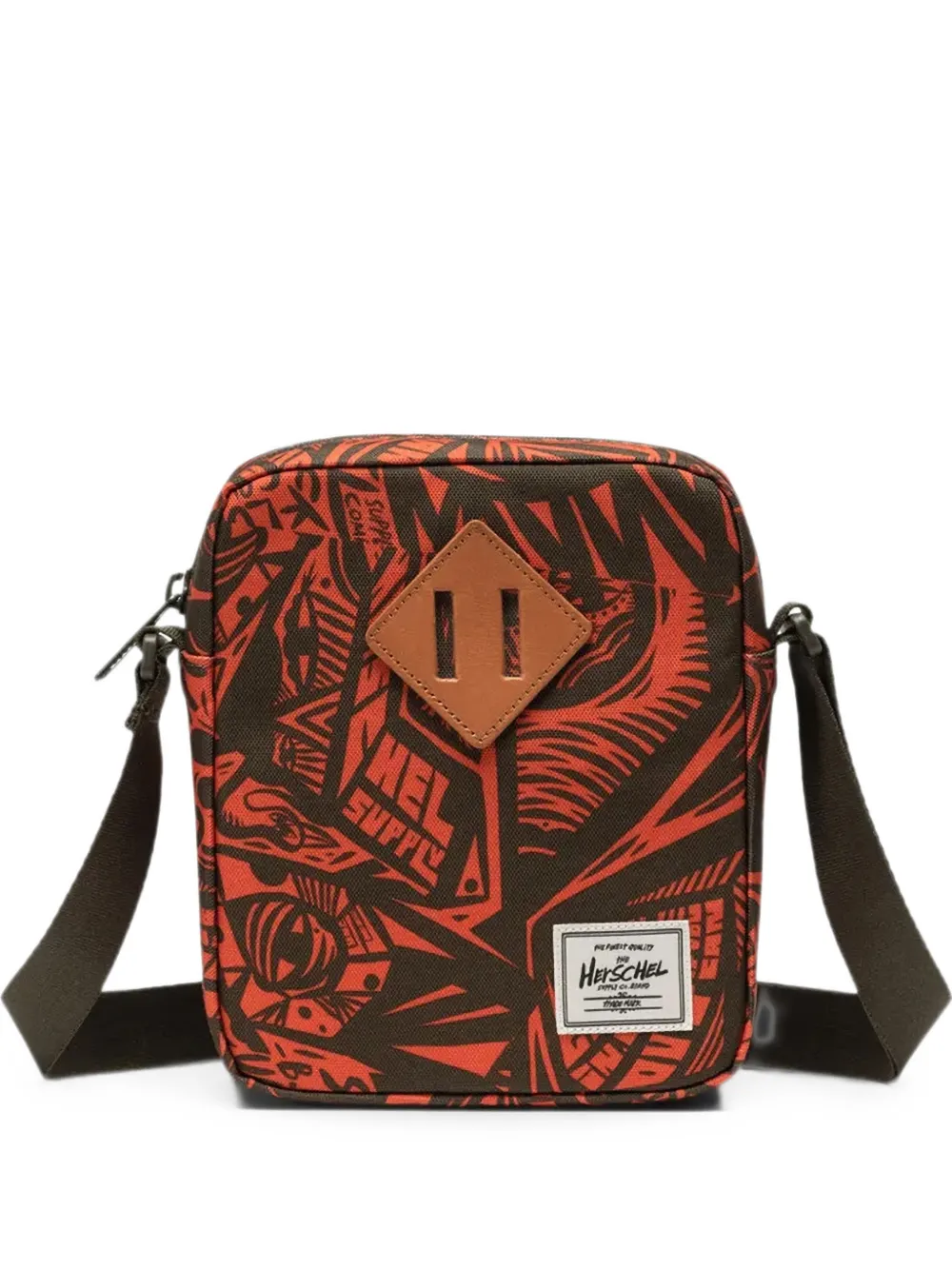 Herschel Supply Co. Borsa a spalla Thomas Campbell con stampa - Arancione