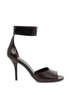 Jeffrey Campbell Gemstone Strap Heeled Sandals | Black | FARFETCH CA