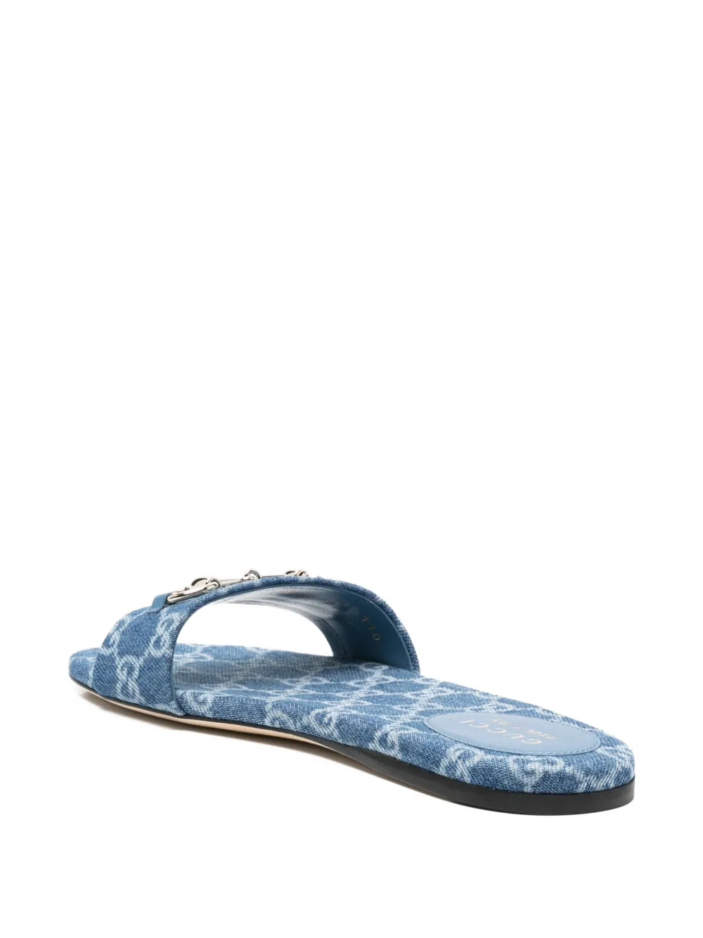 Gucci GG flat sandals Blauw