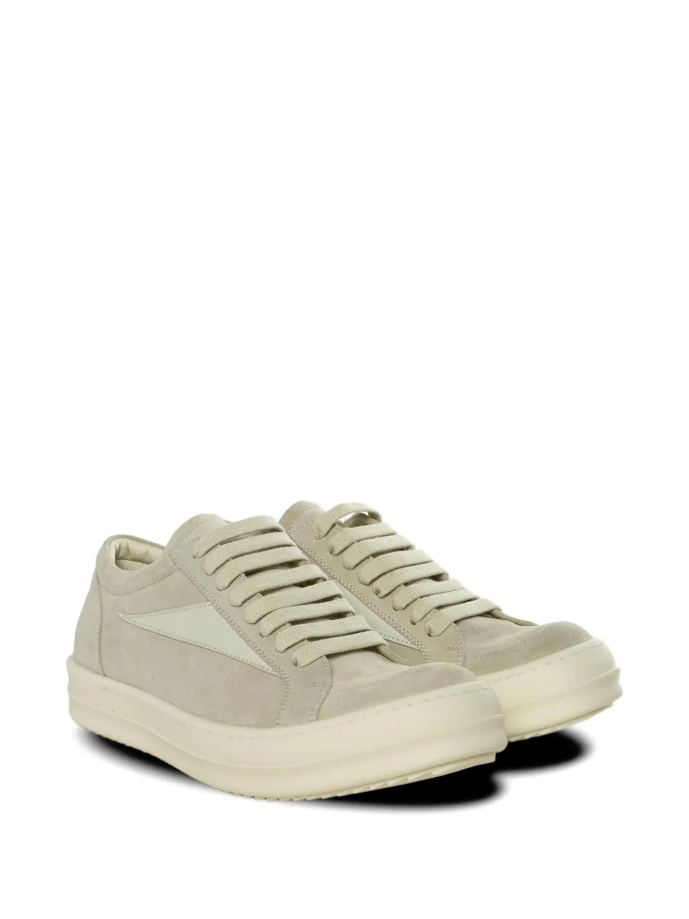 Rick Owens lace-up sneakers Beige