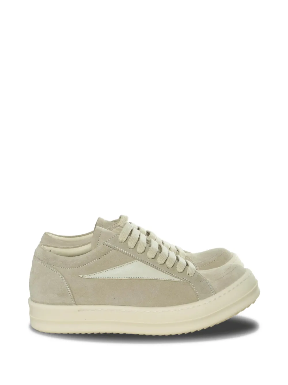Rick Owens lace-up sneakers Beige