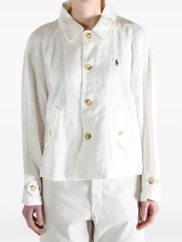 Polo Ralph Lauren リネン ジャケット | ホワイト | FARFETCH JP
