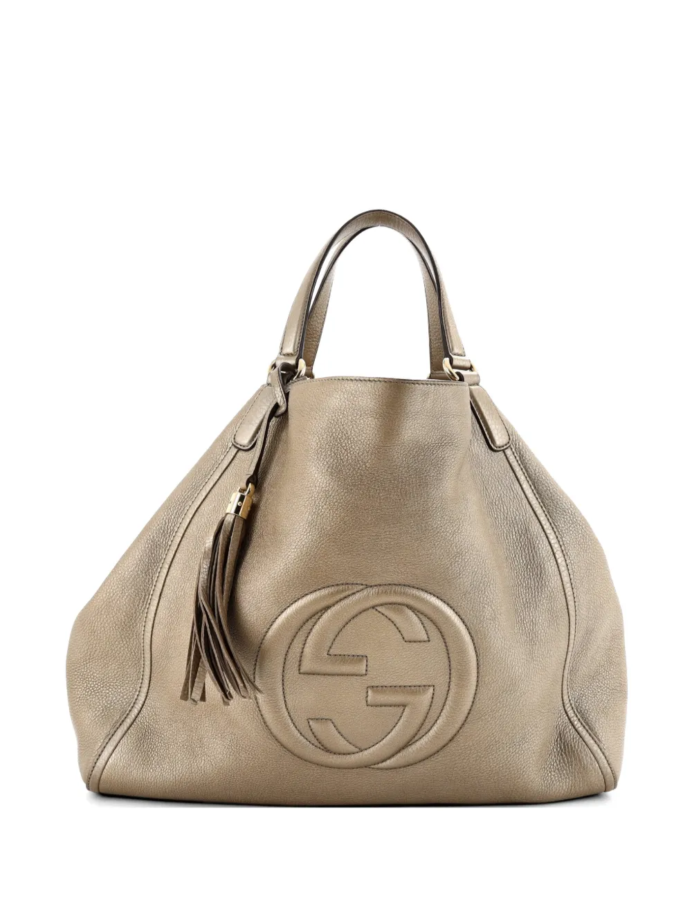 Gucci Pre-Owned Soho Leather Large shoulder bag - Gold One Size