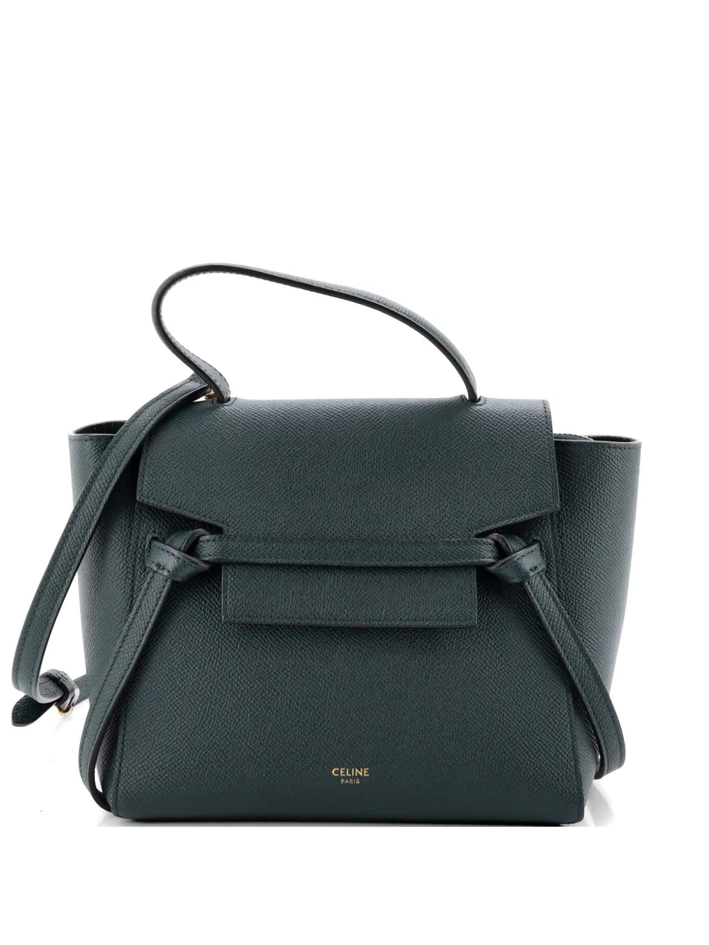 Celine Pre-Owned Belt Bag Textured Leather Nano shoulder bag - Verde