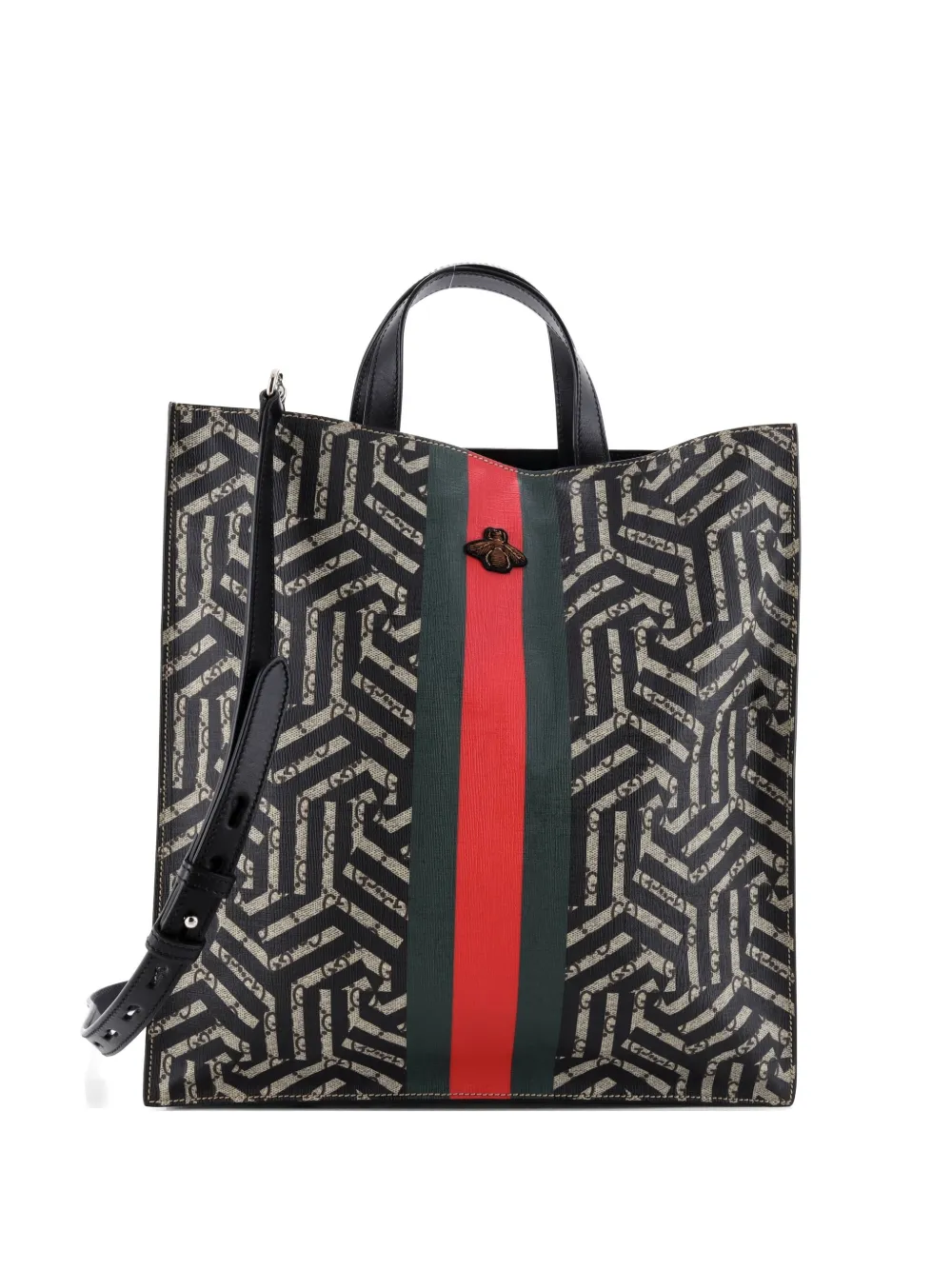 Gucci Pre-Owned Convertible Soft Open Caleido GG Coated Canvas tote bag - Marrone