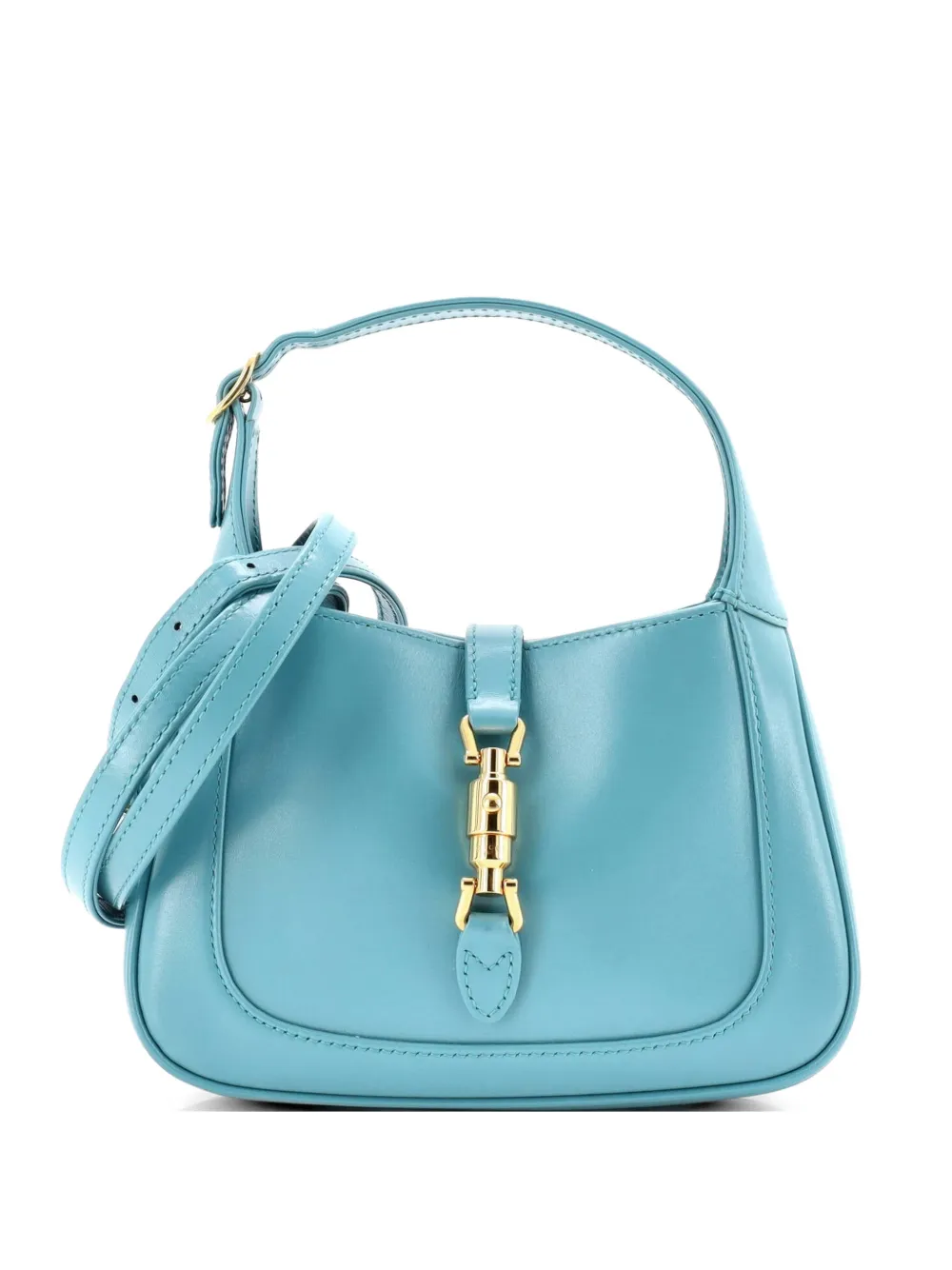 Gucci Pre-Owned Jackie 1961 Leather Mini hobo bag - Blu