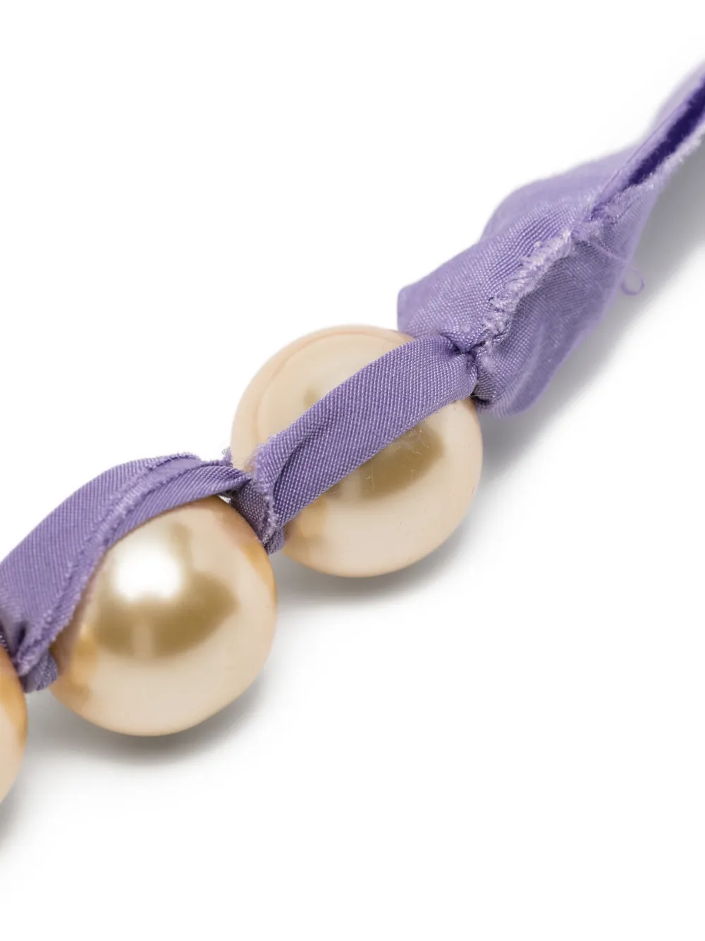  Forte Forte Faux-pearl Necklace - Purple 