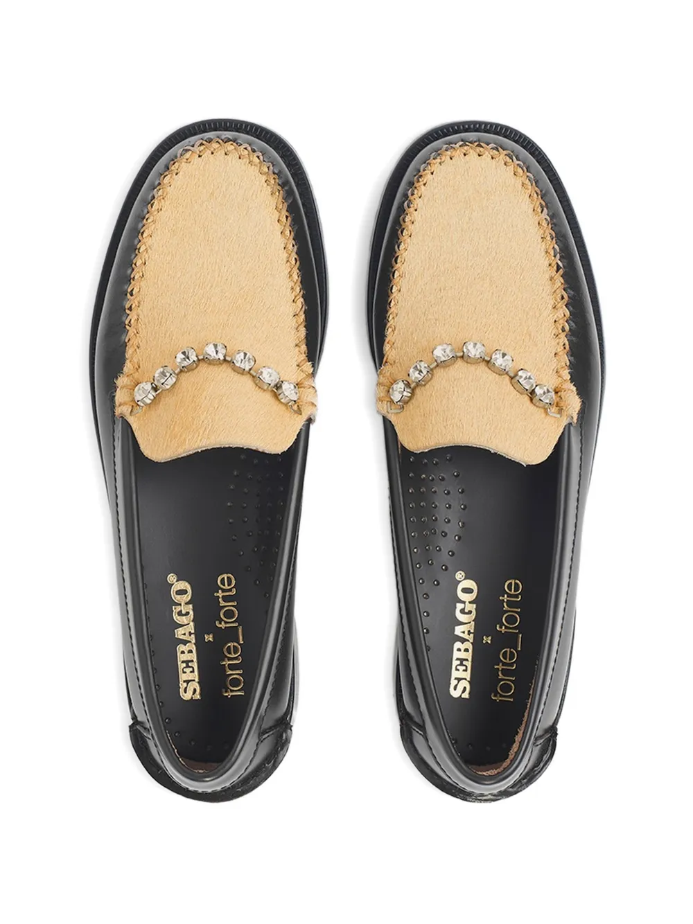 Forte embellished loafers Zwart