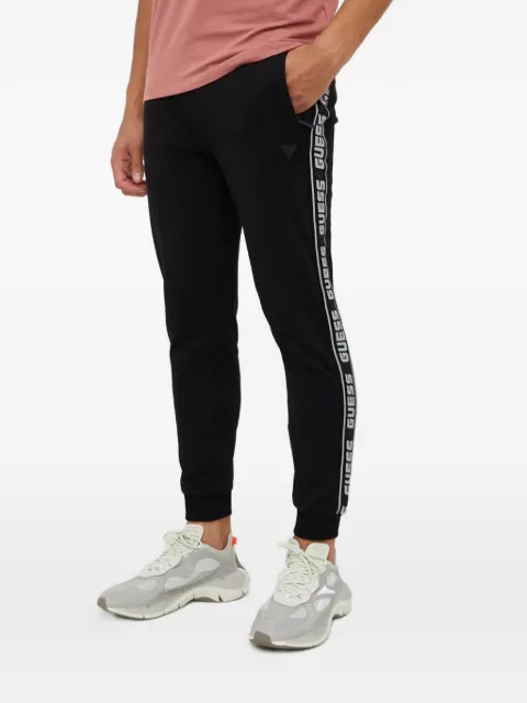 GUESS USA logo-tape track pants
