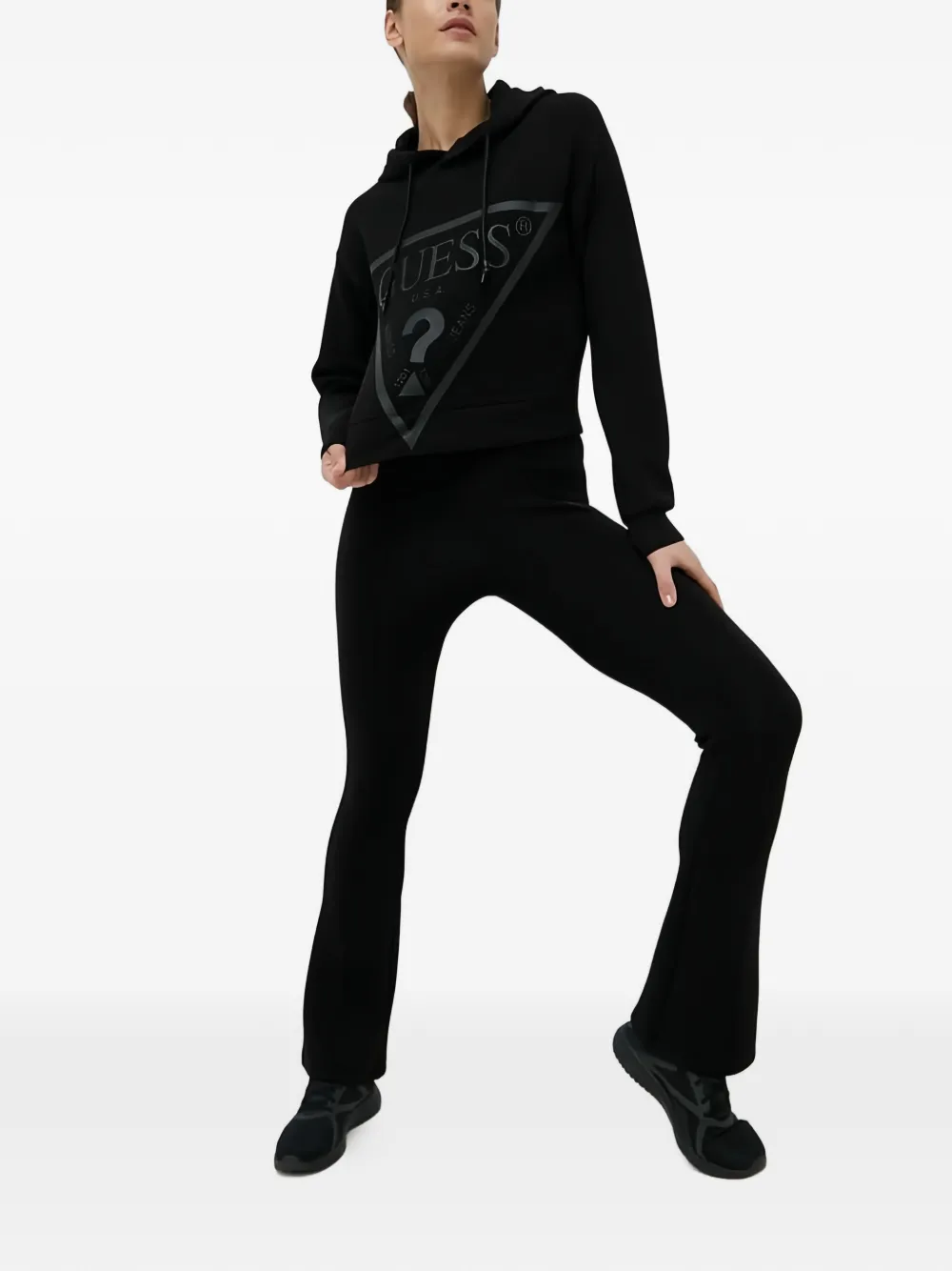 GUESS USA Top met capuchon Zwart