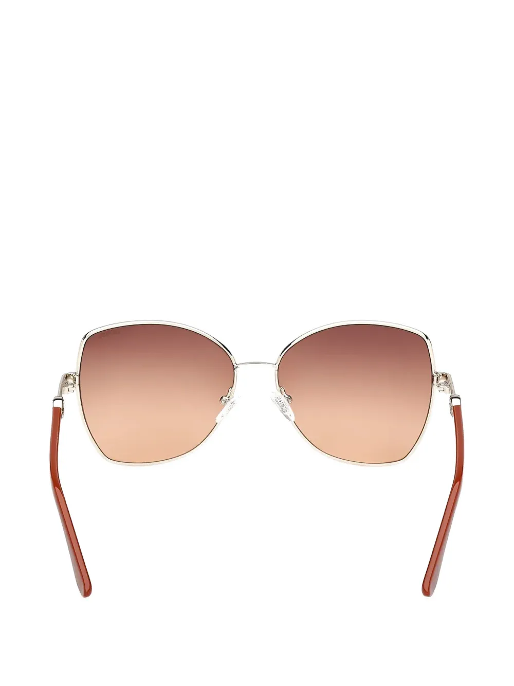 GUESS EYEWEAR Zonnebril met cat-eye montuur Zilver