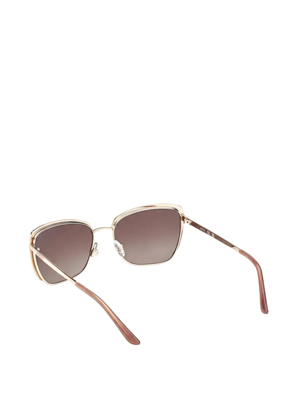 GUESS EYEWEAR Zonnebril met cat-eye montuur Goud
