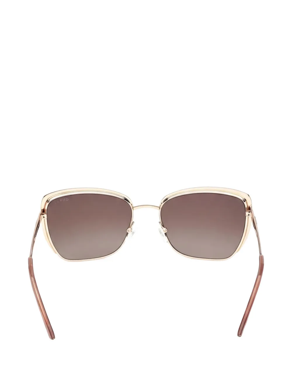 GUESS EYEWEAR Zonnebril met cat-eye montuur Goud