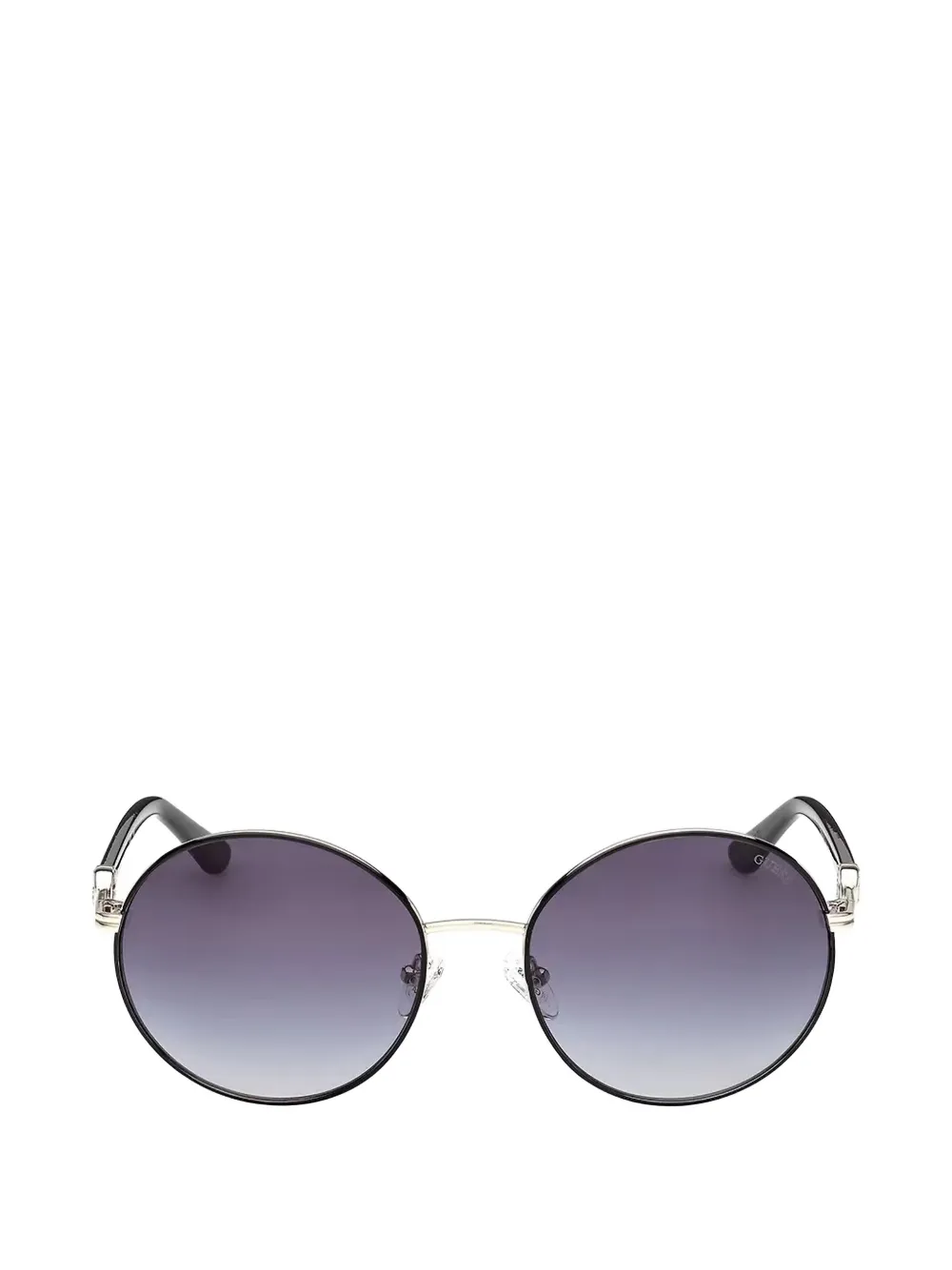 GUESS EYEWEAR Zonnebril met rond montuur Zwart