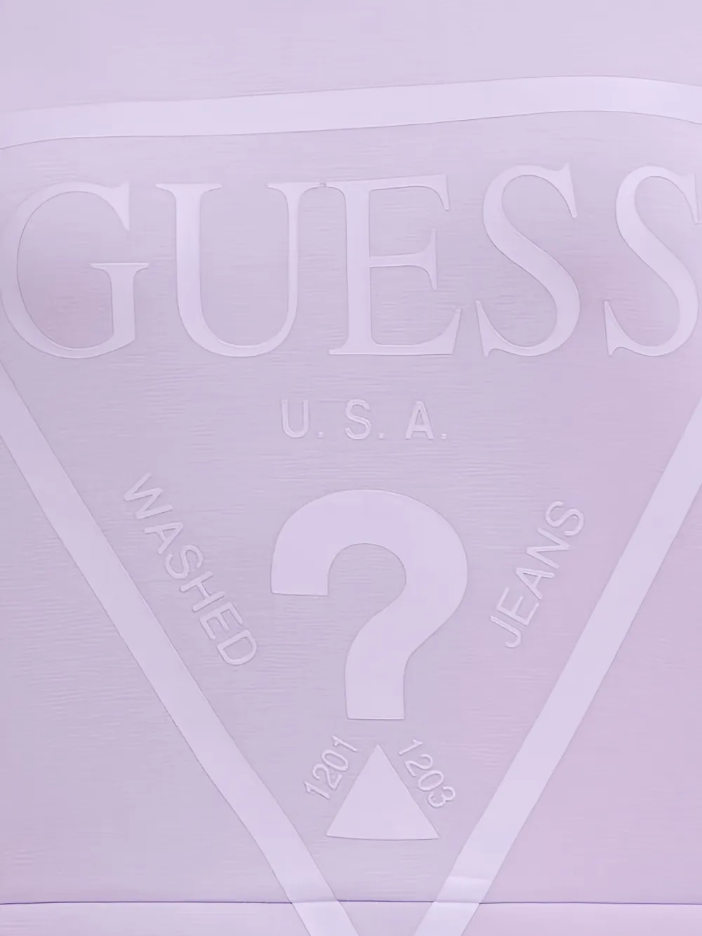 GUESS USA Sweater met reliëf en capuchon Paars