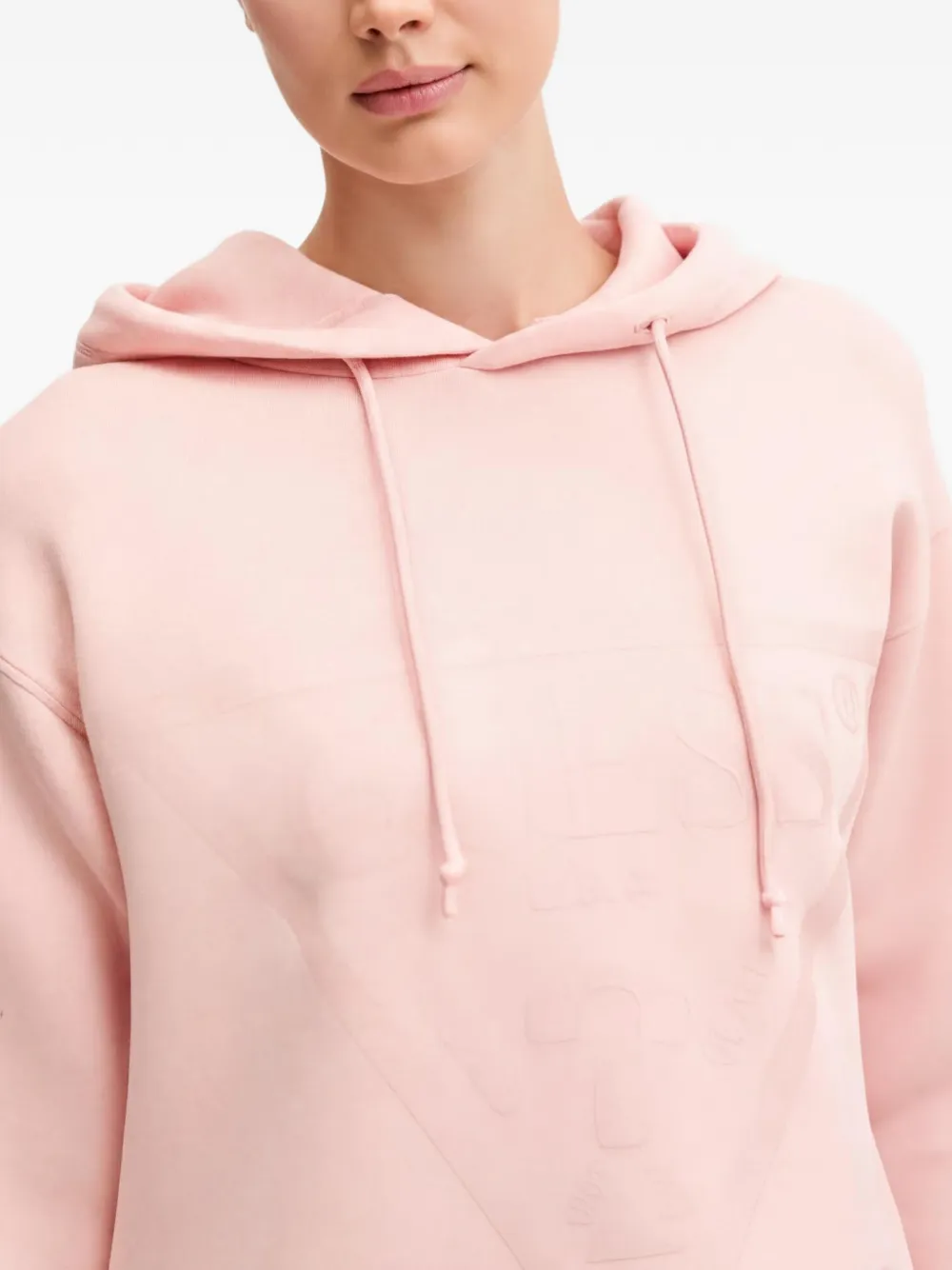 GUESS USA Hoodie met logoprint Roze