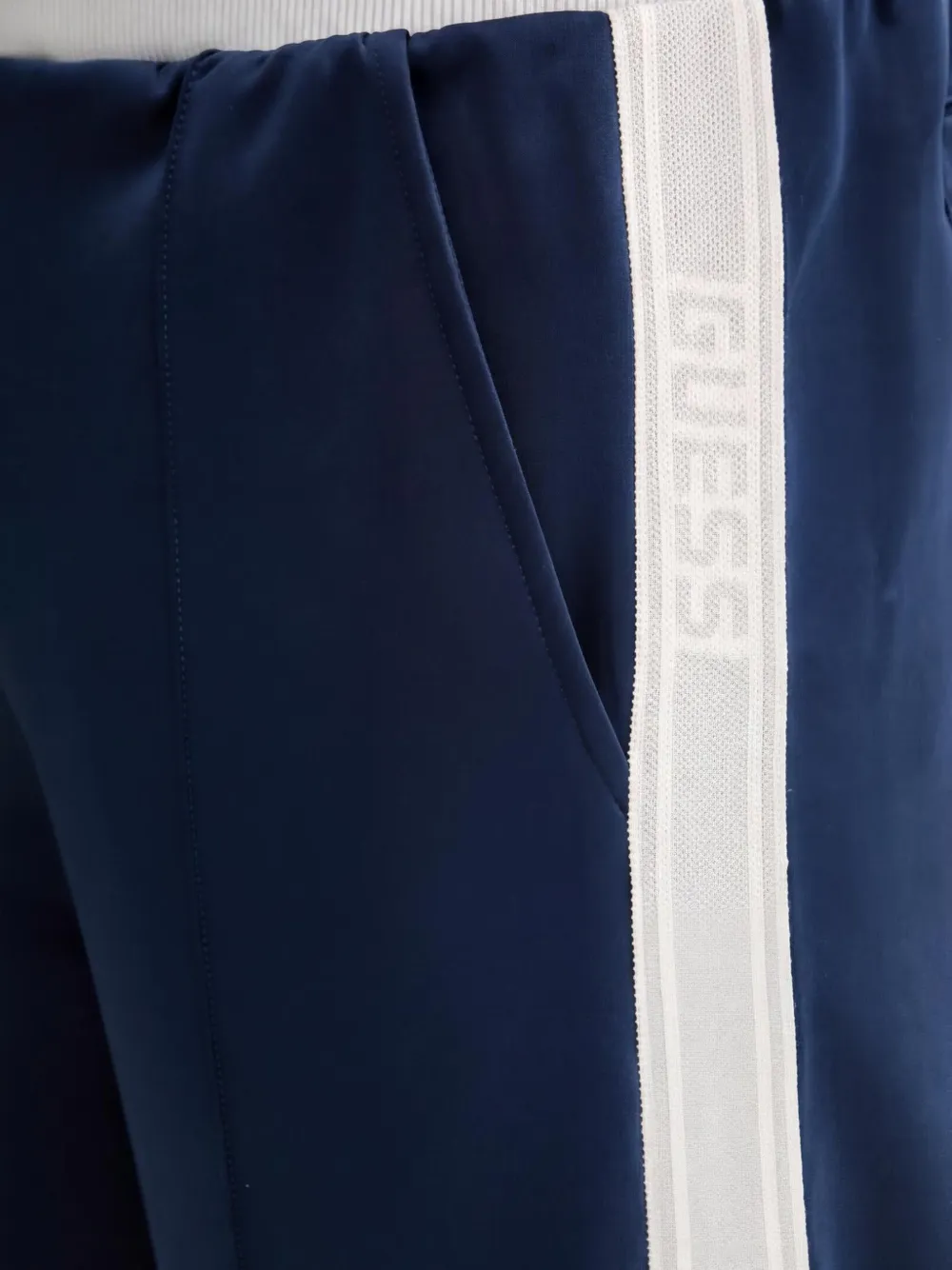 GUESS USA Broek met zijstreep Blauw