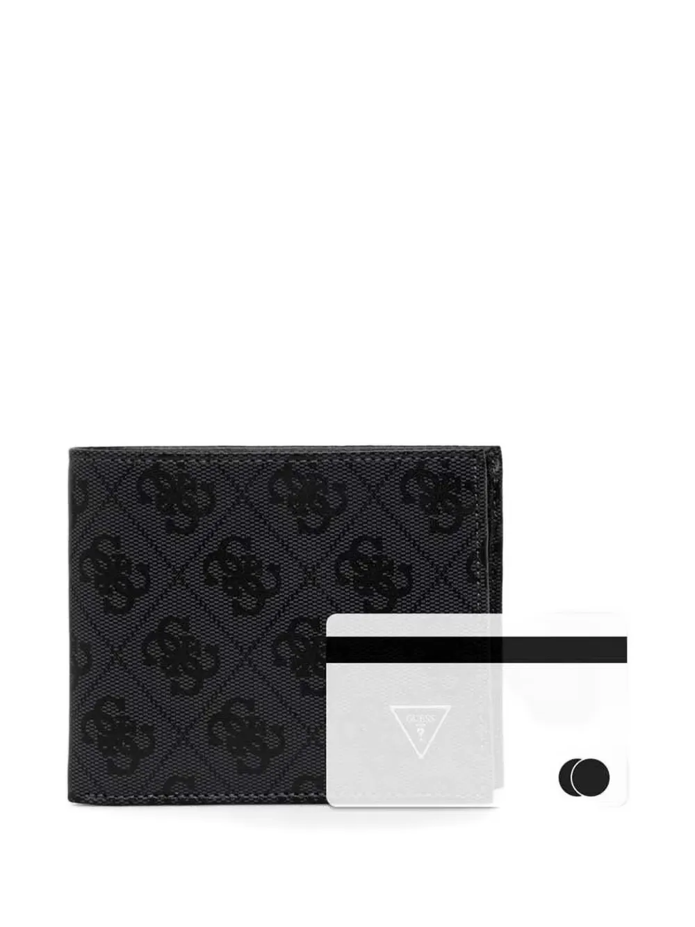 GUESS USA Milano portemonnee met logo-print Grijs