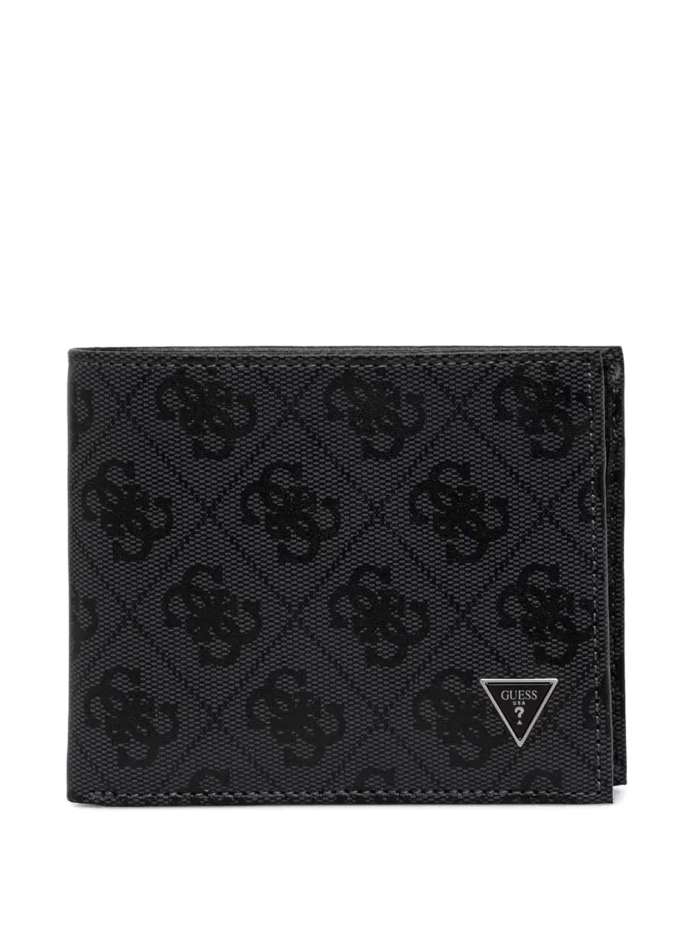 GUESS USA Milano logo-print bifold wallet - Grigio