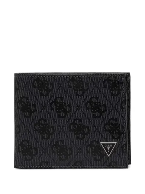 GUESS USA Milano logo-print bifold wallet