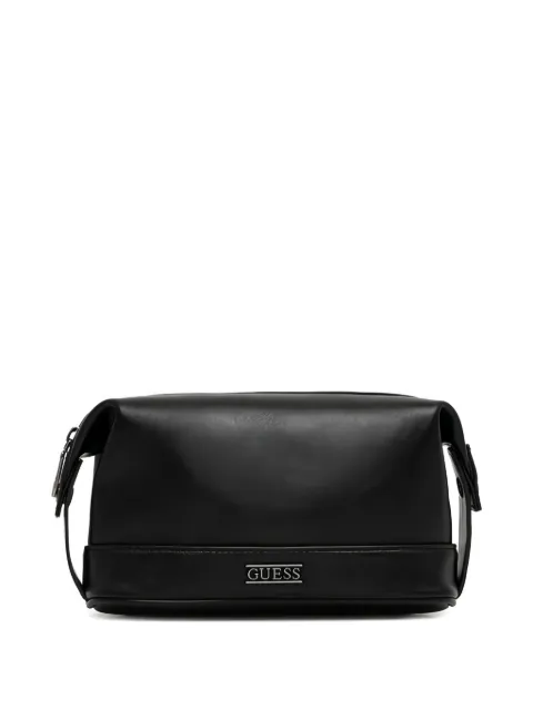 GUESS USA Boston logo-plaque wash bag