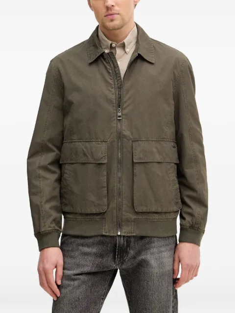 GUESS USA flap-pocket zip-up jacket