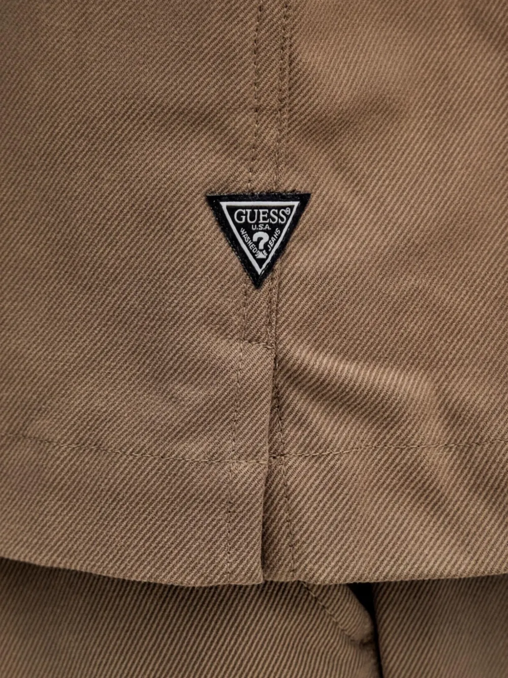 GUESS USA Overhemd met opgestikte zak Beige