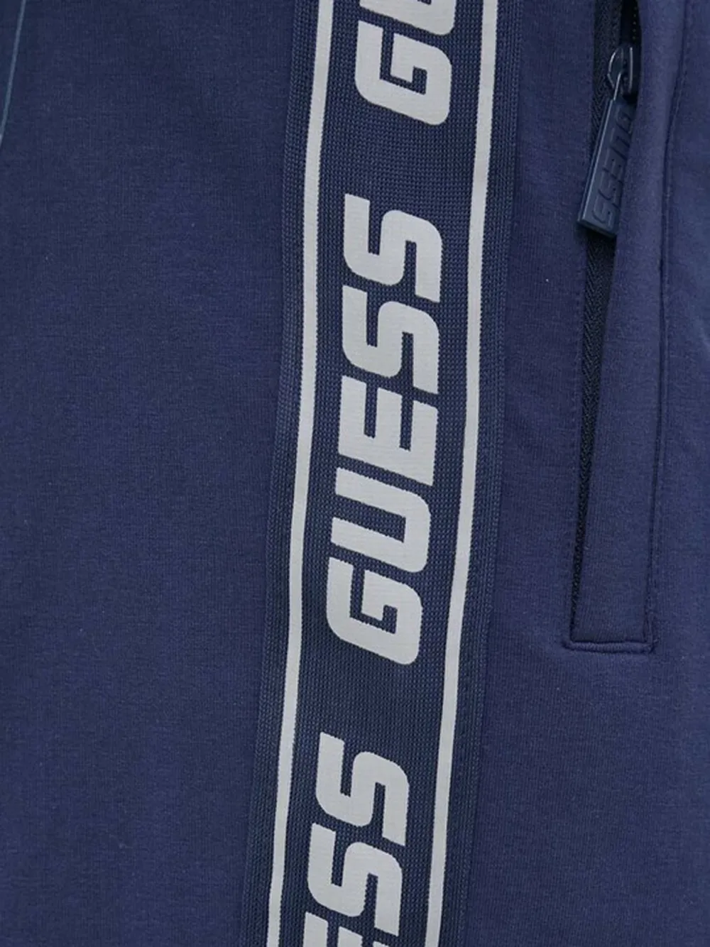 GUESS USA Shorts met trekkoord Blauw