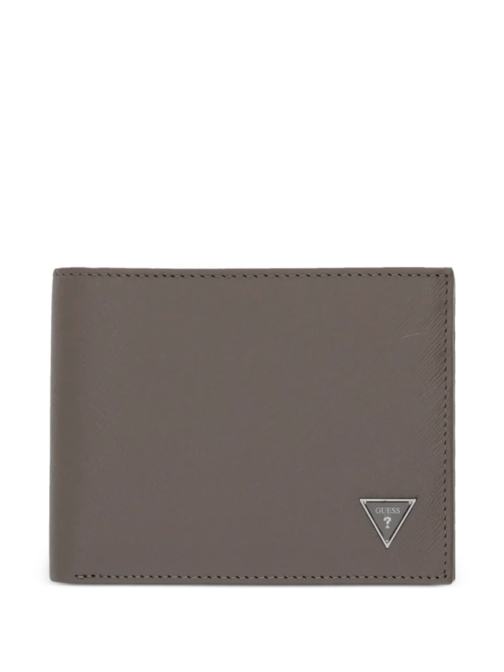 GUESS USA logo-plaque bi-fold wallet - Marrone