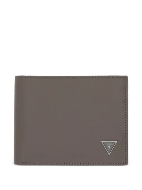 GUESS USA logo-plaque bi-fold wallet