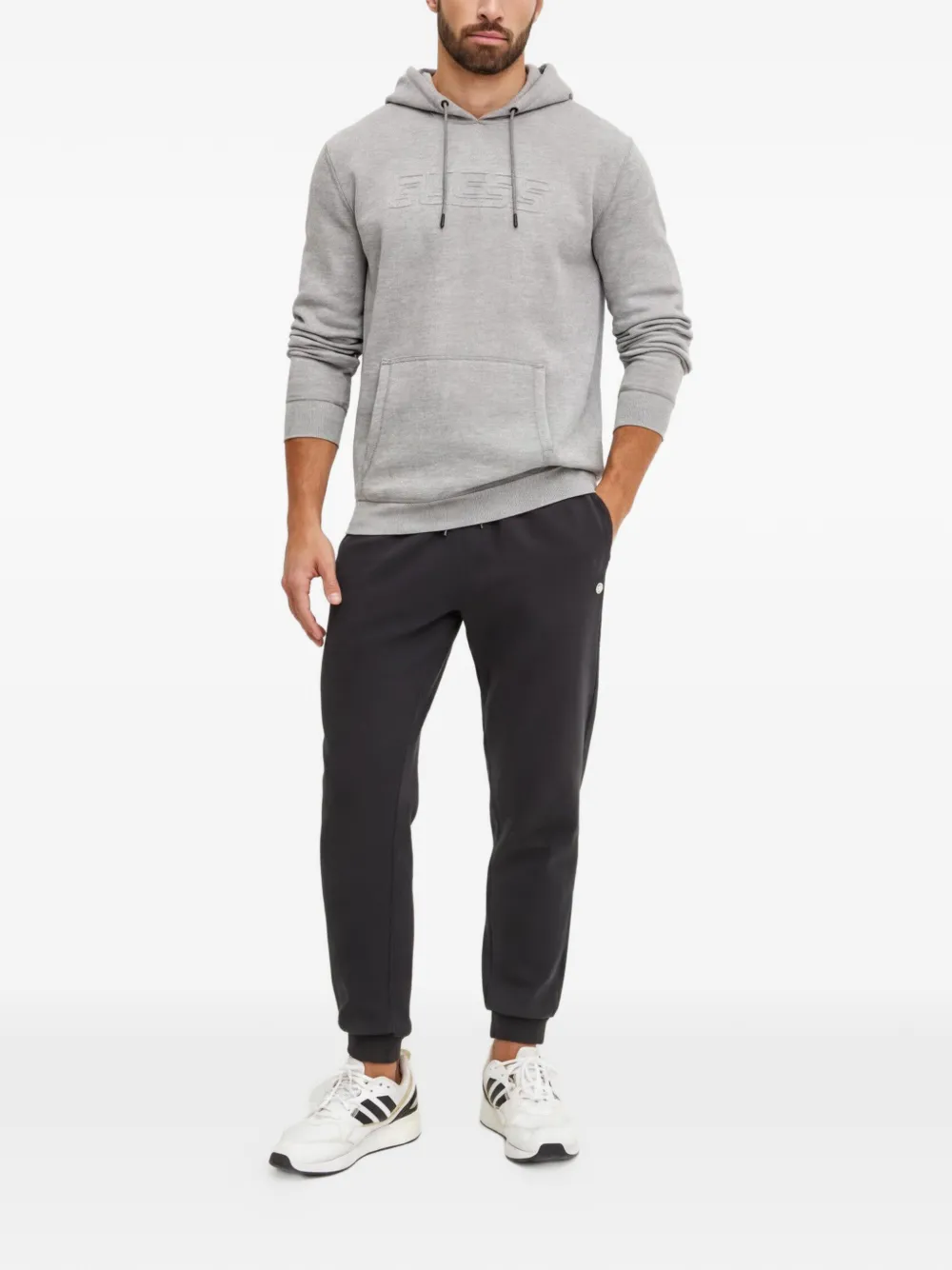 GUESS USA Sweater met capuchon Grijs
