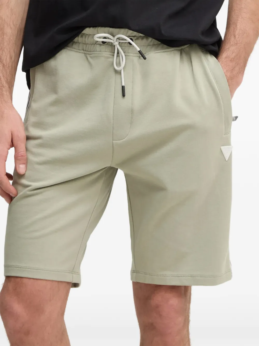 GUESS USA elasticated-waistband shorts - Verde