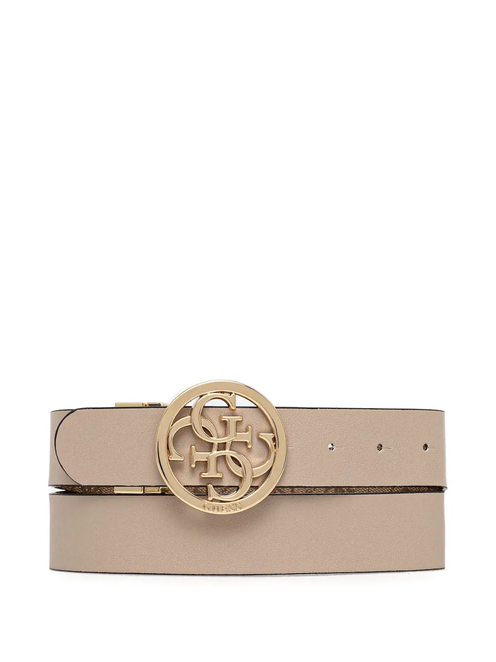 GUESS USA Omkeerbare riem Beige
