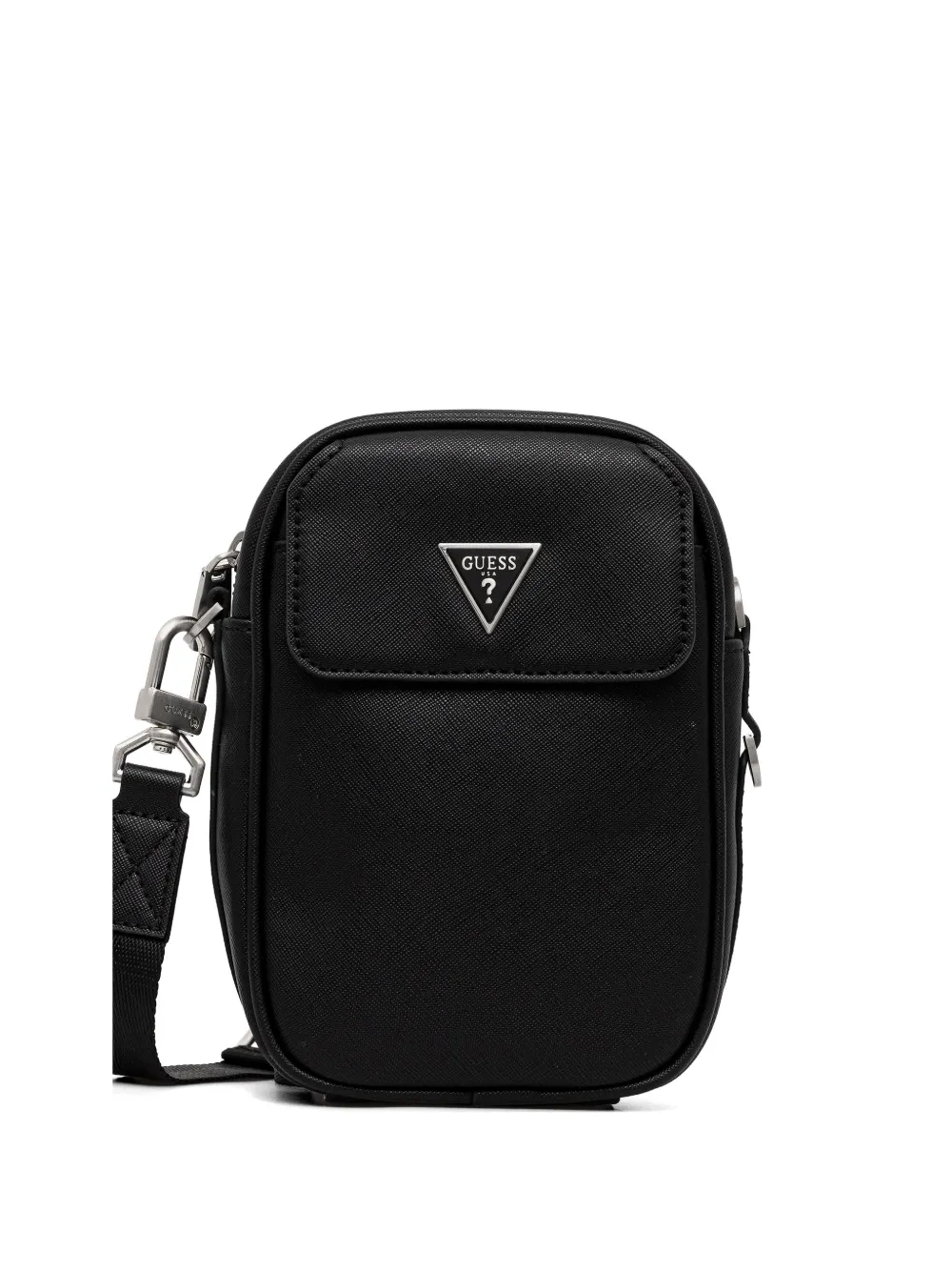 GUESS USA Milano logo-plaque cross body bag - Black