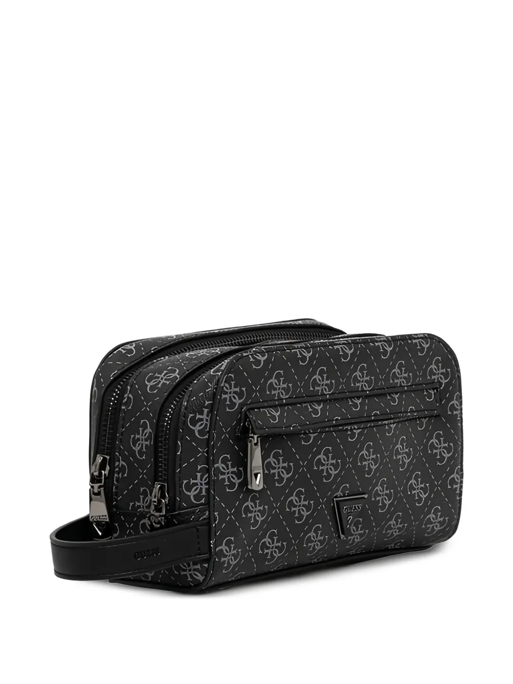 GUESS USA Milano monogram wash bag - Schwarz
