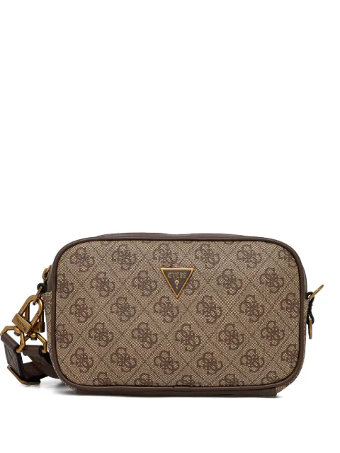 GUESS USA Milano monogram-pattern logo messenger bag