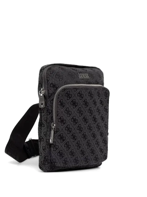 GUESS USA Boston 4G monogram-pattern logo messenger bag
