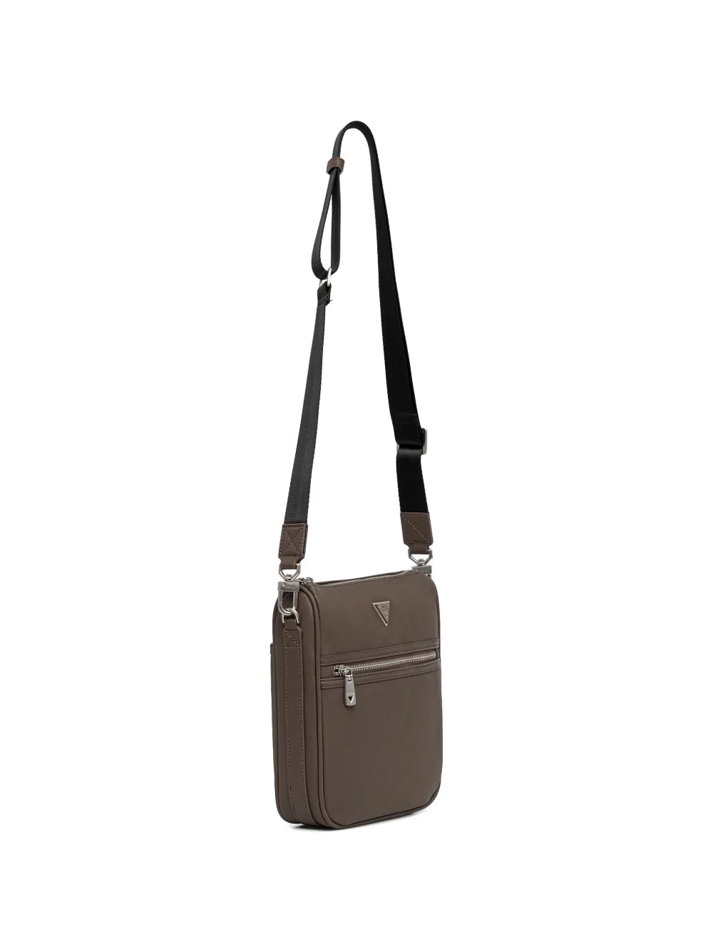 GUESS USA Milano saffiano mini crossbody bag Bruin