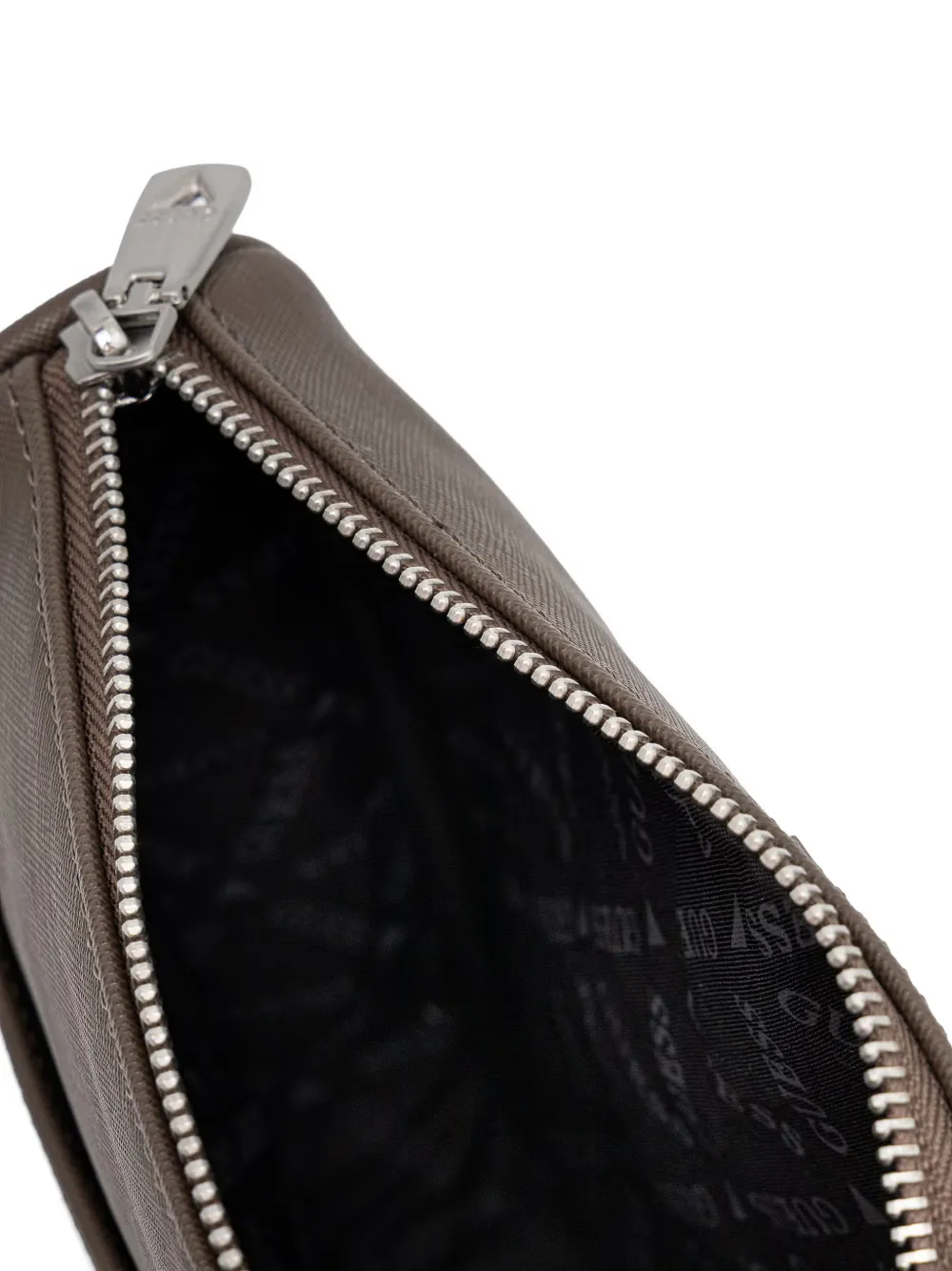 GUESS USA Milano saffiano mini crossbody bag Bruin