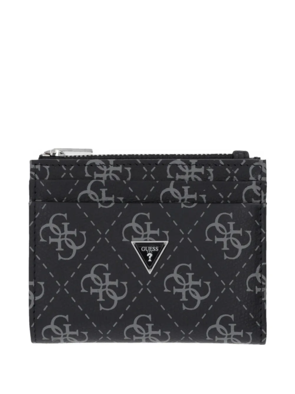 GUESS USA patterned zip wallet - Nero