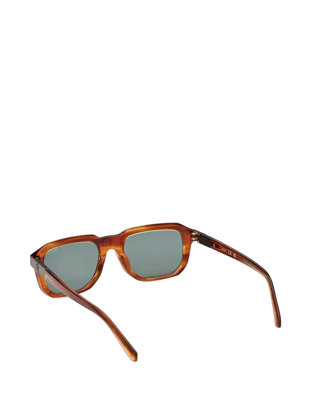GUESS EYEWEAR tortoiseshell-effect square-frame sunglasses Bruin