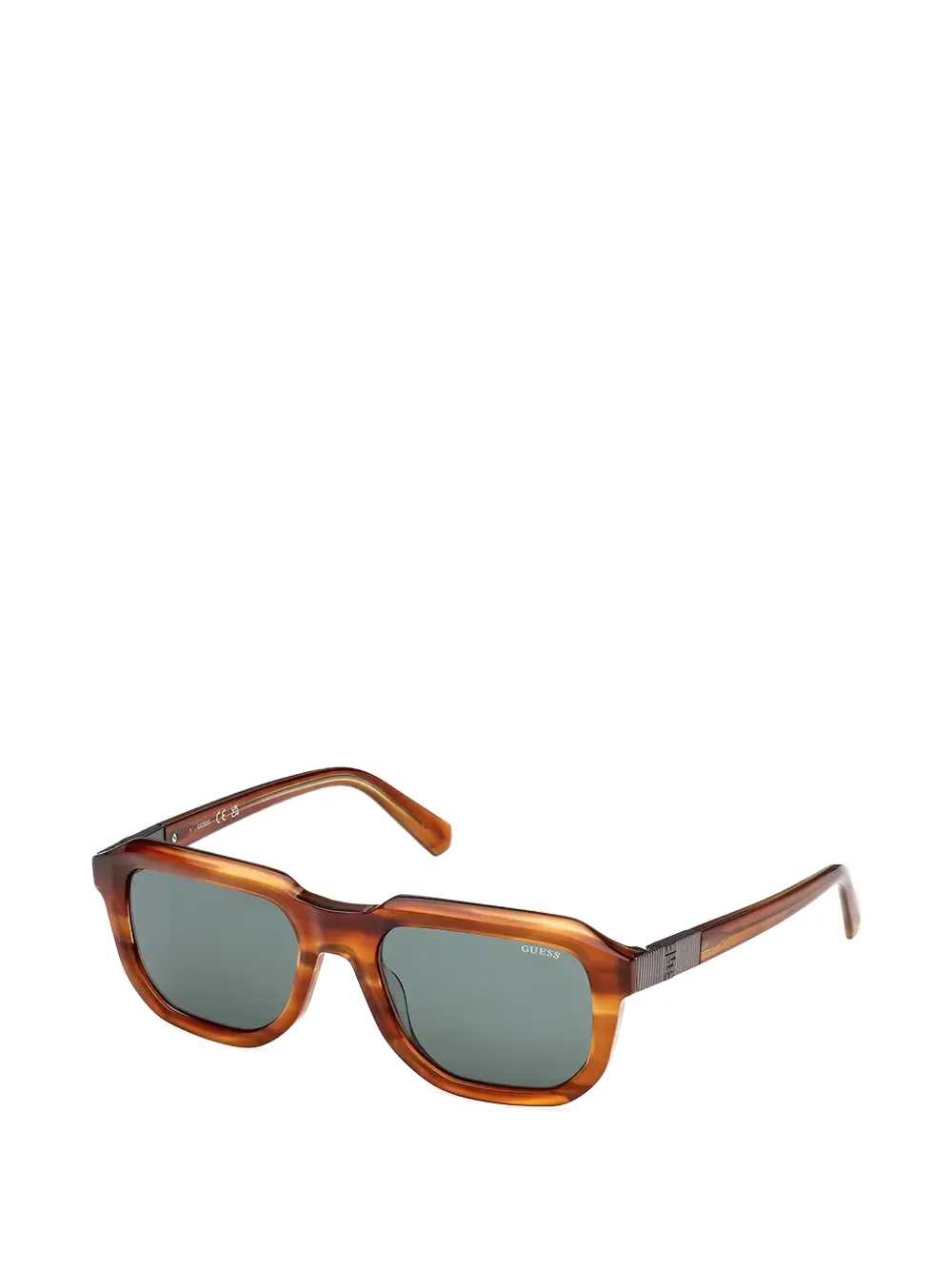 GUESS EYEWEAR tortoiseshell-effect square-frame sunglasses Bruin