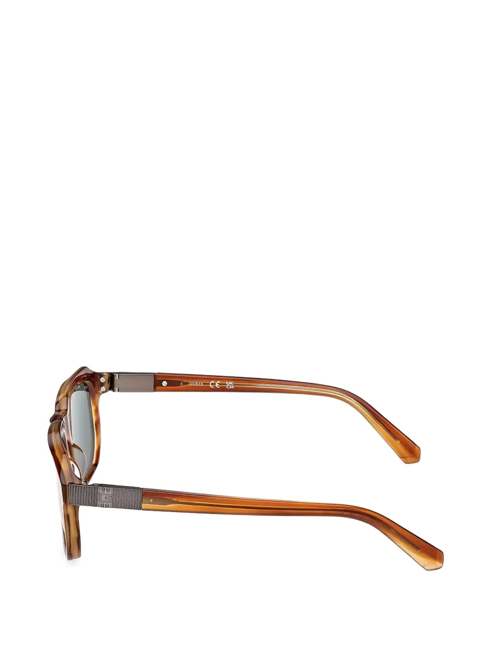 GUESS EYEWEAR tortoiseshell-effect square-frame sunglasses Bruin