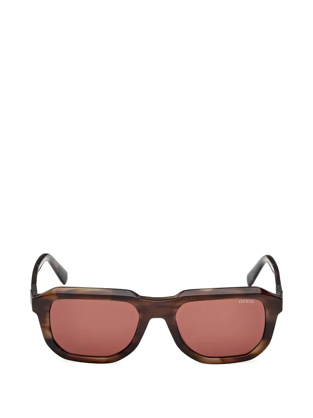 GUESS EYEWEAR tortoiseshell-effect square-frame sunglasses Bruin
