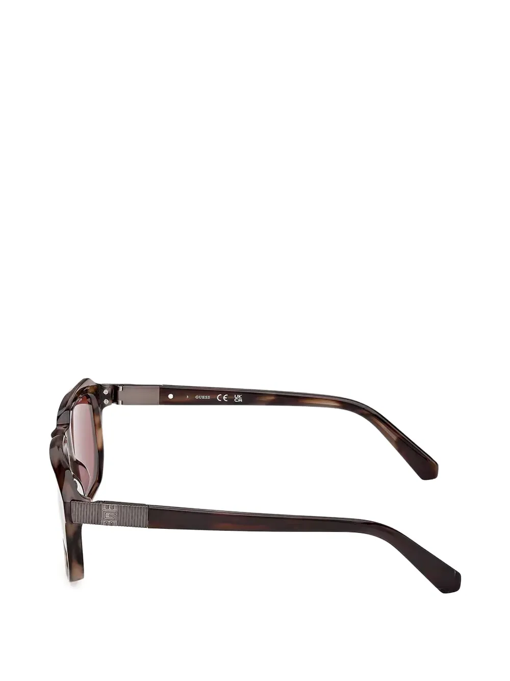 GUESS EYEWEAR tortoiseshell-effect square-frame sunglasses Bruin