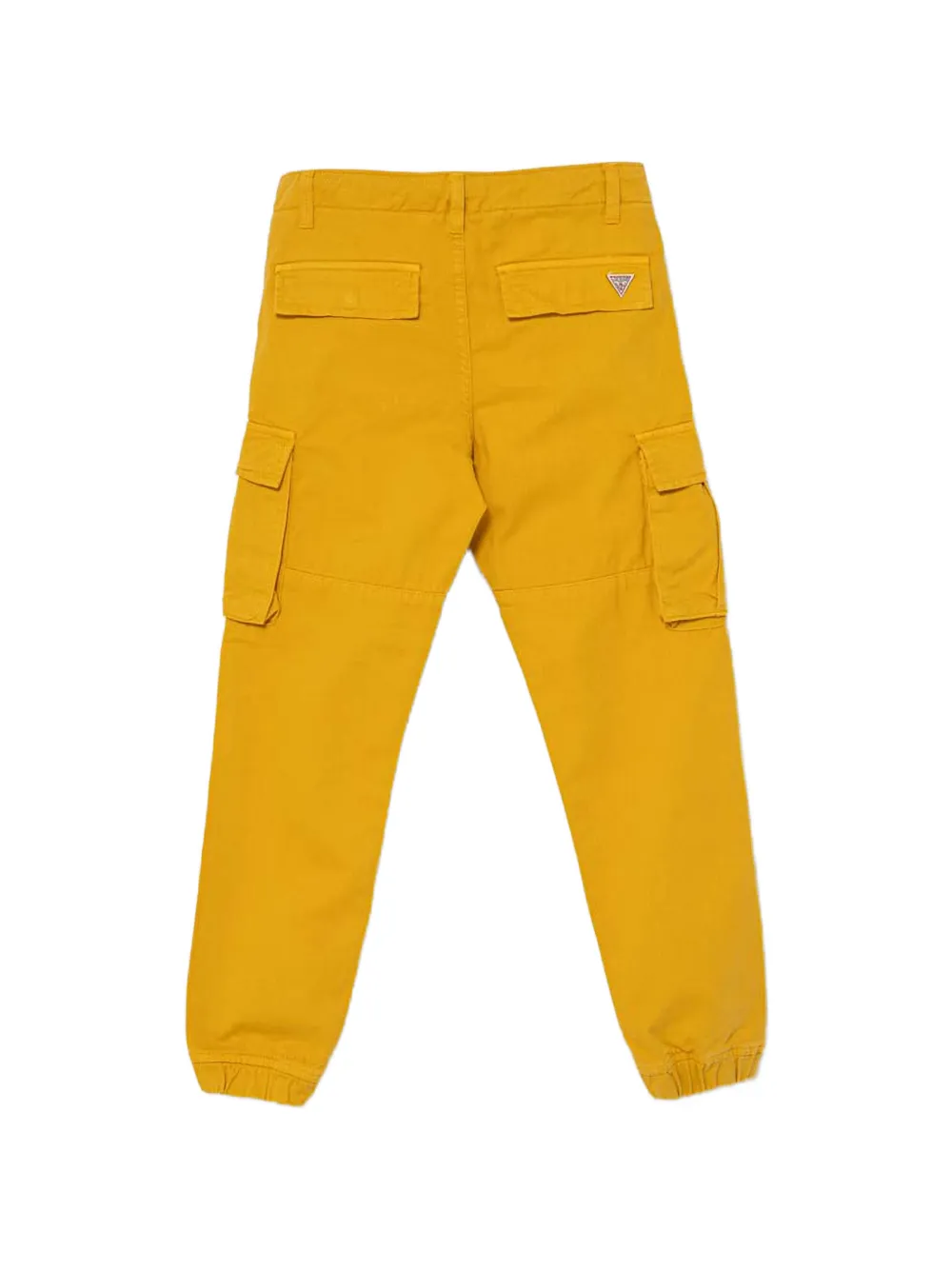 guess kids logo-patch cargo pants Geel