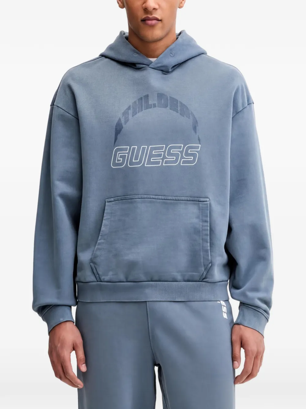 GUESS USA long-sleeve hoodie - Blu
